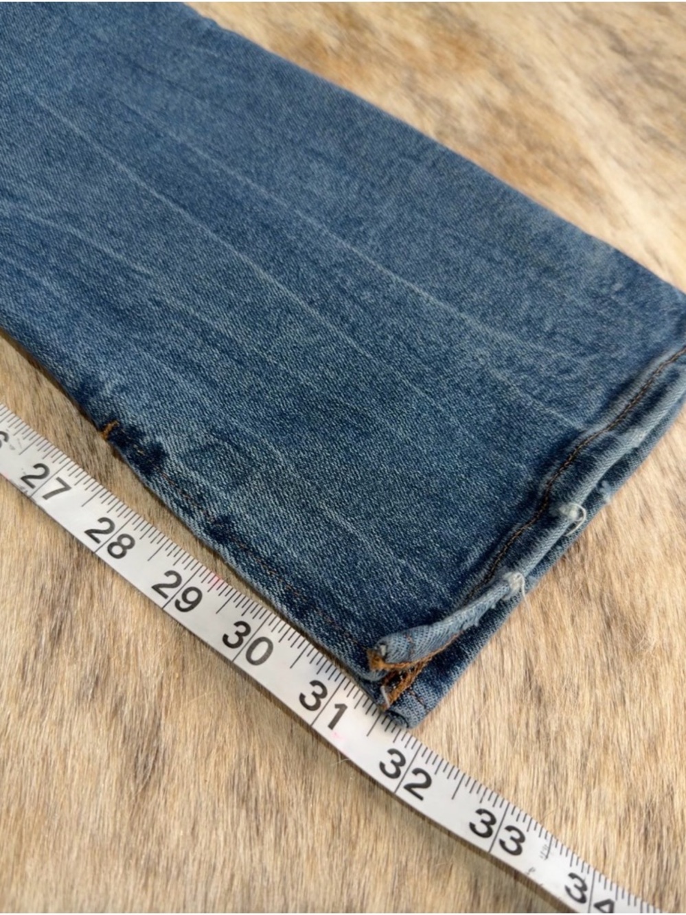 Express Skyscraper Jeans Size 2 High Rise Distressed Bootcut Split Hem - Picture 12 of 12
